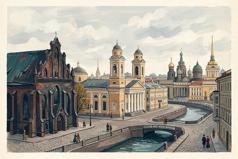 Анненкирхе, Петрикирхе и другие кирхи