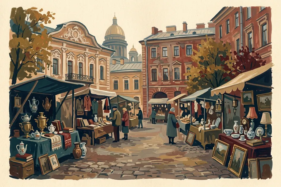 Блошиные рынки и барахолки