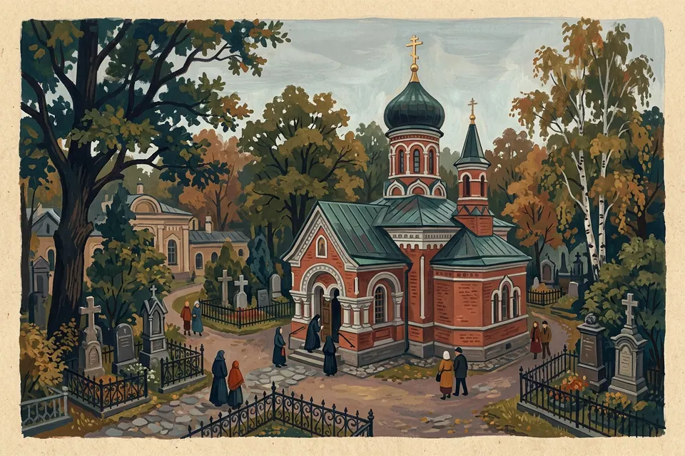 Часовня Ксении Петербургской и Смоленское кладбище