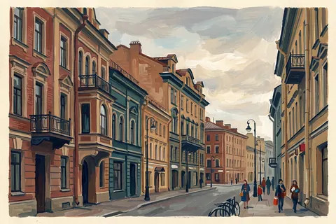 Коломна и улица Рубинштейна