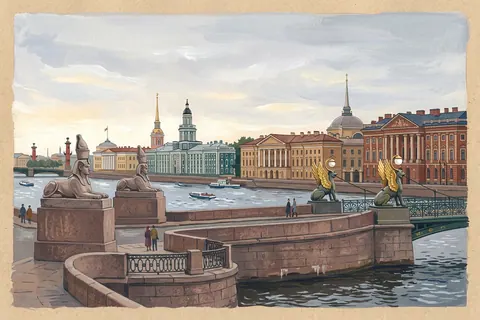 Сфинксы, грифоны и львы