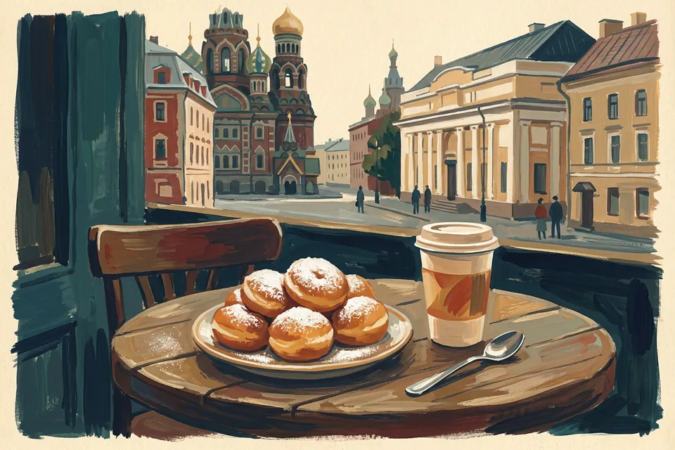 Петербургская еда: пышки, шаверма, корюшка